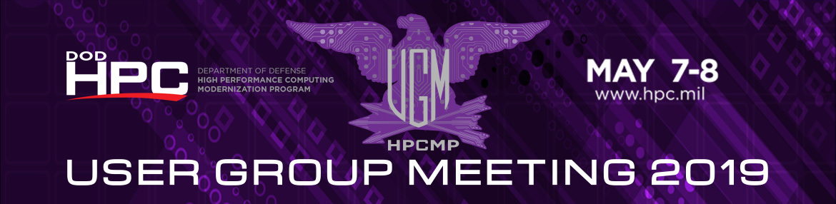 Announcement for the 2019 HPCMP User Group Meeting on May 7-8.