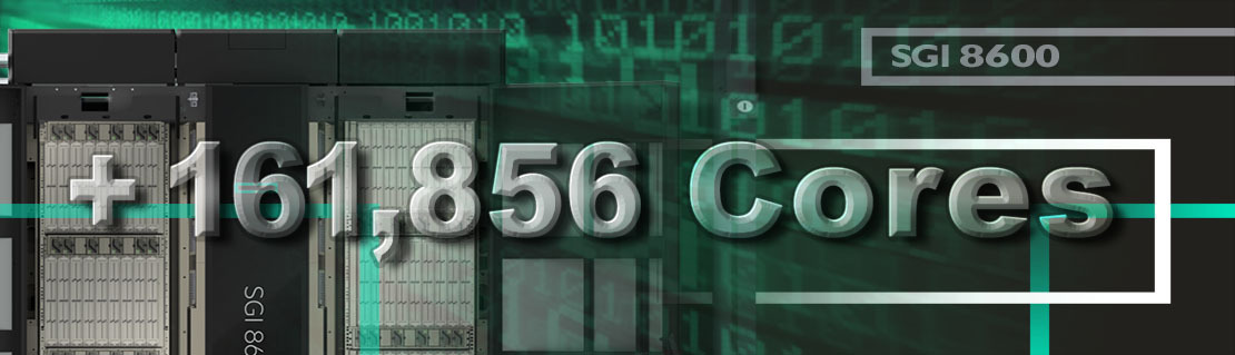 Graphic image showcasing the HPC SGI 8600.